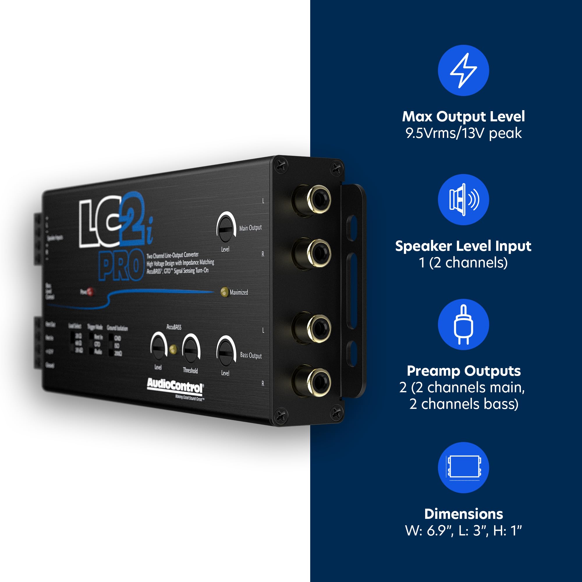 Amazon.co.jp: AudioControl LC2i PRO 2チャンネル アクティブライン